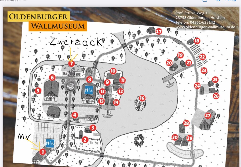 Lageplan Oldenburger Wallmuseum